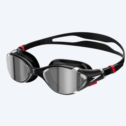 Speedo svømmebriller - Biofuse 2.0 Mirror - Sort / Sølv