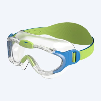 Speedo svømmebriller til børn - Sea Squad Mask - Klar/blå