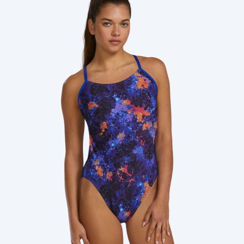 TYR badedragt til damer - Durafast Elite Cutoutfit - Lilla/orange