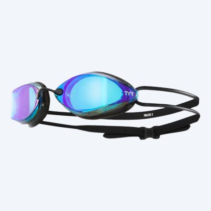 TYR svømmebriller - Tracer X-Racing Mirrored - Mørkeblå