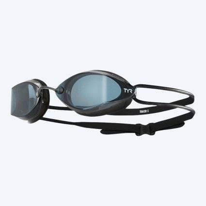 TYR svømmebriller - Tracer X-Racing Nano - Sort (Smoke Linse)