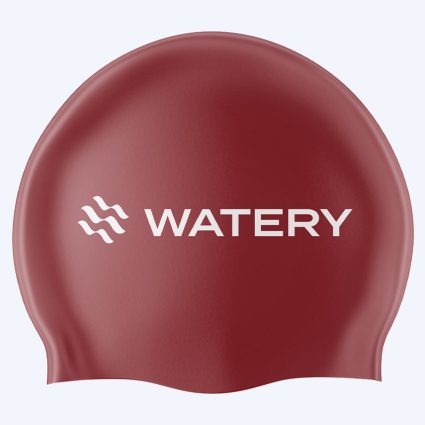 Watery badehætte - Signature - Bordeaux