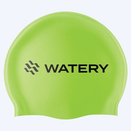 Watery badehætte (fra 10 år) - Signature - Fluo grøn - Badehætter til åbent vand
