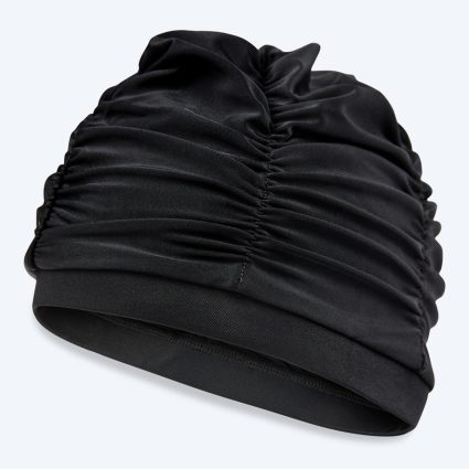 Watery badehætte med draperinger - Maxwell - Sort