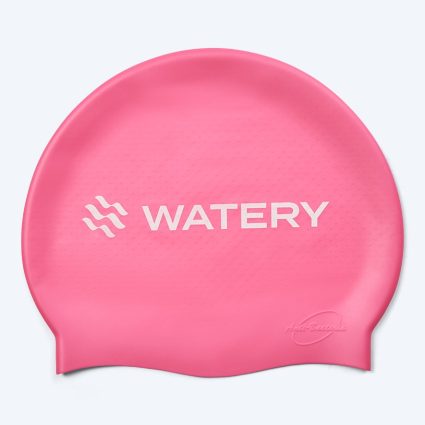 Watery badehætte med knopper - Avisa Bud - Lyserød - Svømmehætter