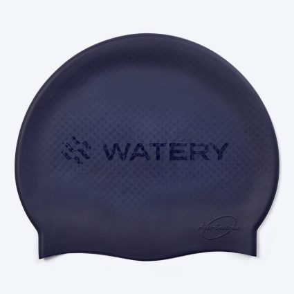 Watery badehætte med knopper - Avisa Bud - Mørkeblå - Svømmehætter