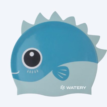 Watery badehætte til børn - Fishi - Blue Shark