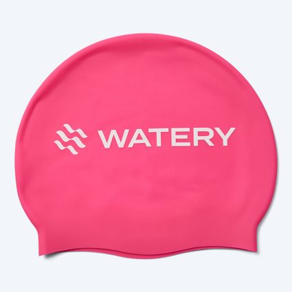 Watery badehætte til børn (3-10) - Signature - Pink - Svømmehætter