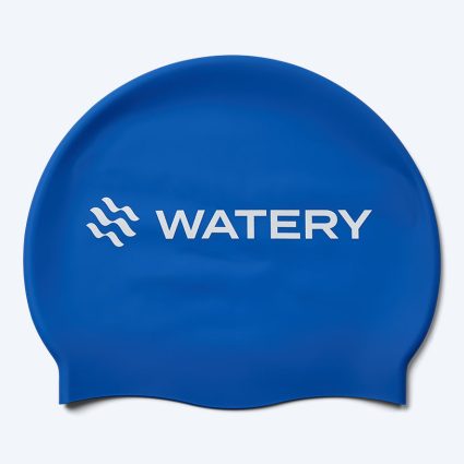 Watery badehætte til børn (3-10) - Signature - Royal Blue - Svømmehætter