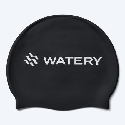Watery badehætte til børn (3-10) - Signature - Sort - Svømmehætter