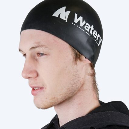 Watery konkurrence badehætte - Race - Sort