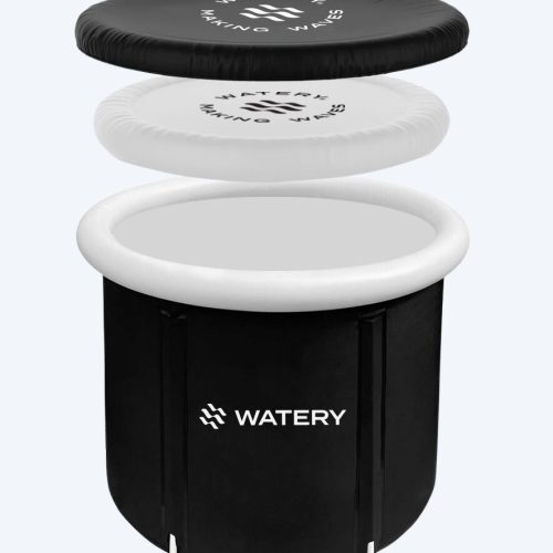 Watery oppustelig isbad - Hero - Sort - Isbade