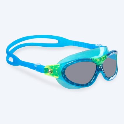 Watery svømmebriller til børn - Mantis 2.0 - Blå/Tonet linse