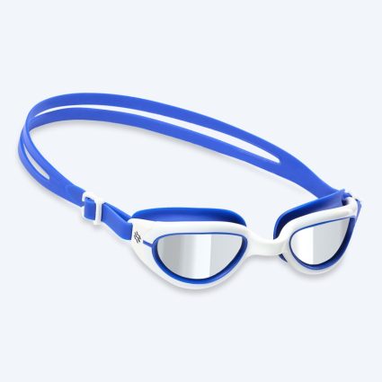 Watery svømmebriller til børn - Wade Mirror - Blå/sølv